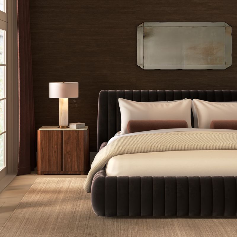 Sisal Grasscloth Brown Wallpaper - image 2 of 3