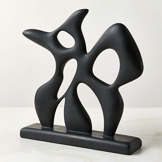 Makeena Black Resin Sculpture