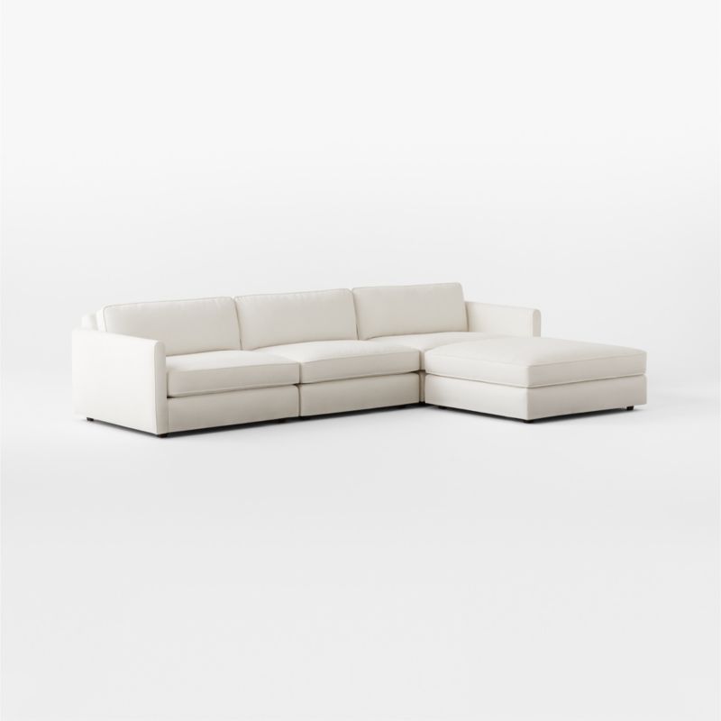 Malea 4-Piece L-Shaped Sectional Sofa with Ottoman - image 4 of 8