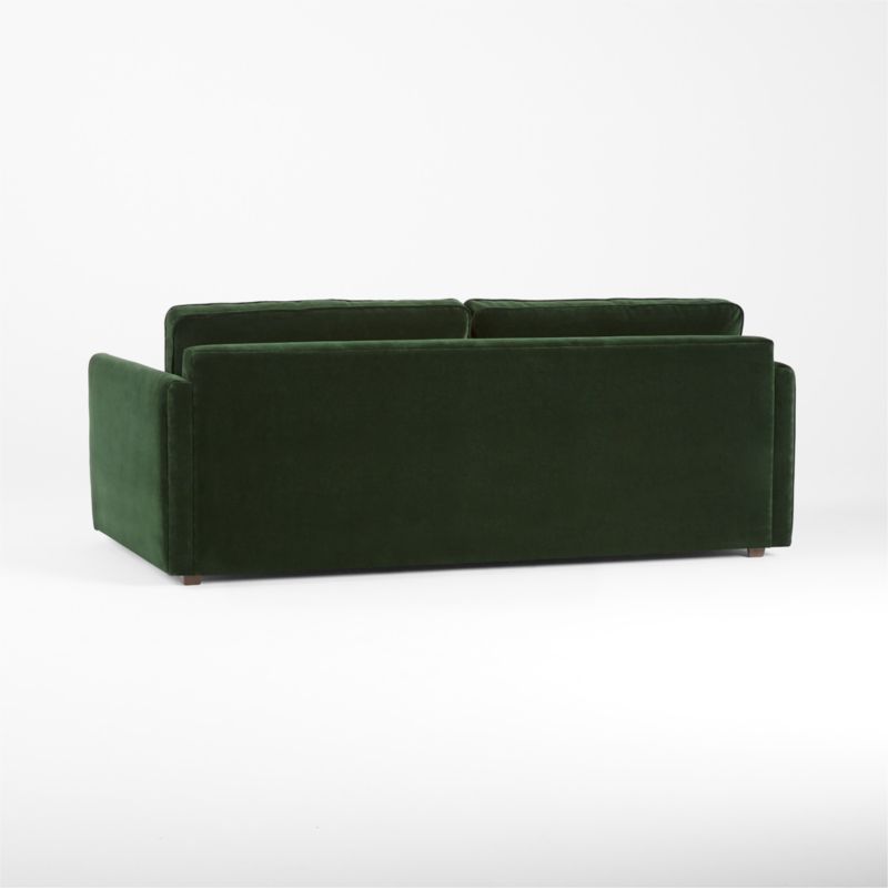 Malea 78" Green Velvet Apartment Sofa - image 7 of 9