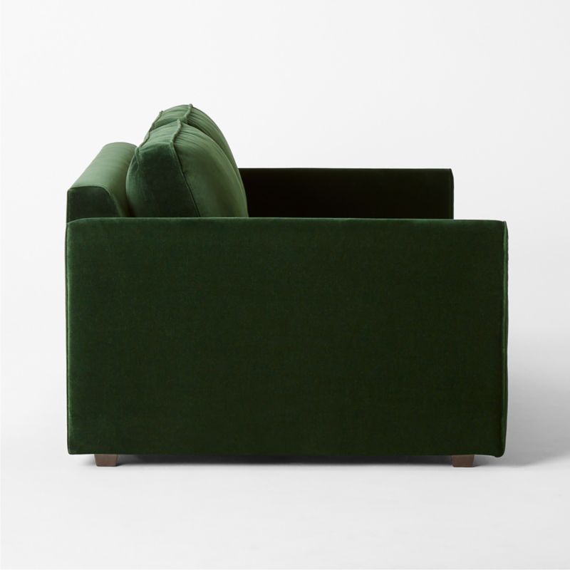 Malea 78" Green Velvet Apartment Sofa - image 6 of 9