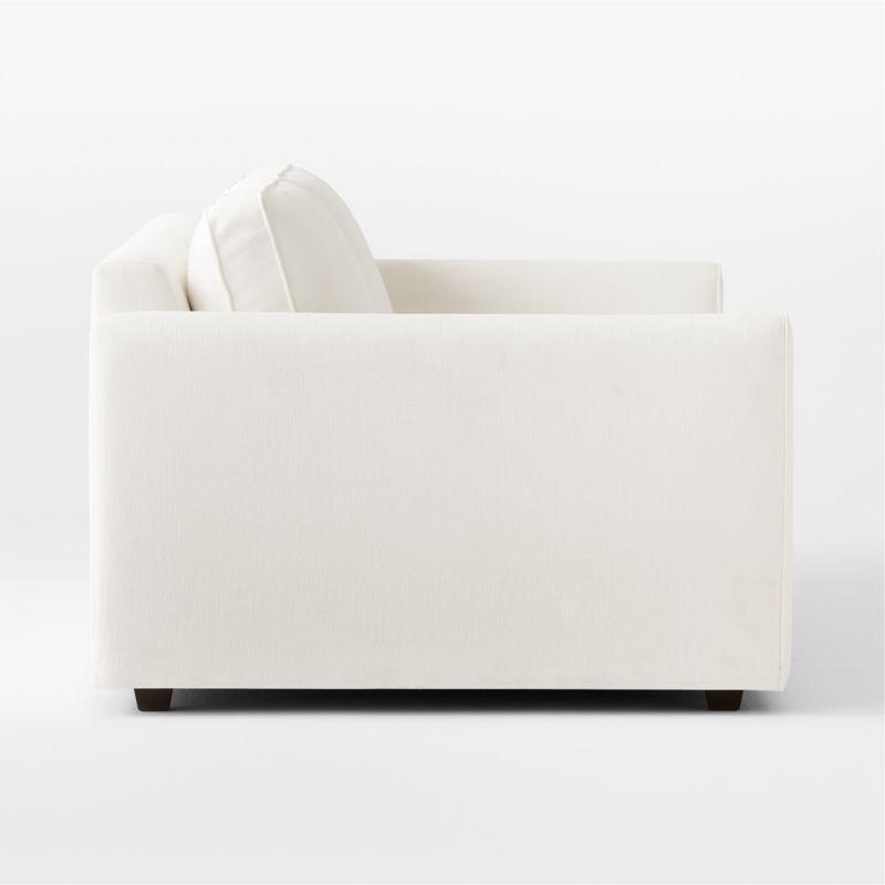 Malea 78" White Performance Fabric Apartment Sofa - image 5 of 8