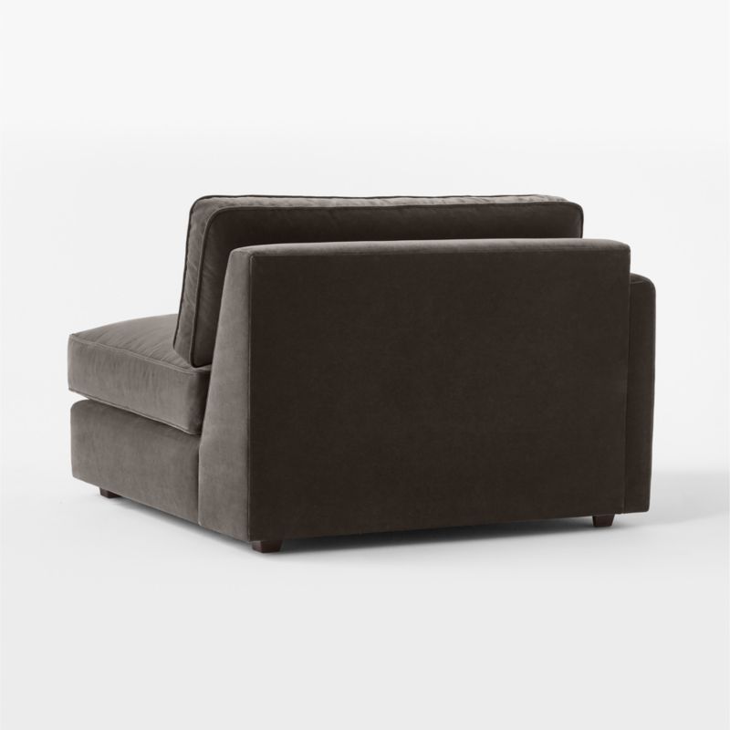 Malea Charcoal Grey Performance Fabric Left-Arm Chair - image 4 of 6