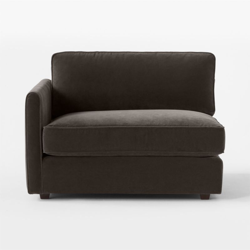 Malea Charcoal Grey Performance Fabric Left-Arm Chair - image 1 of 6