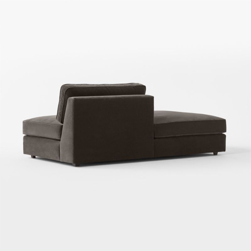 Malea Charcoal Grey Performance Fabric Left-Arm Chaise - image 4 of 6