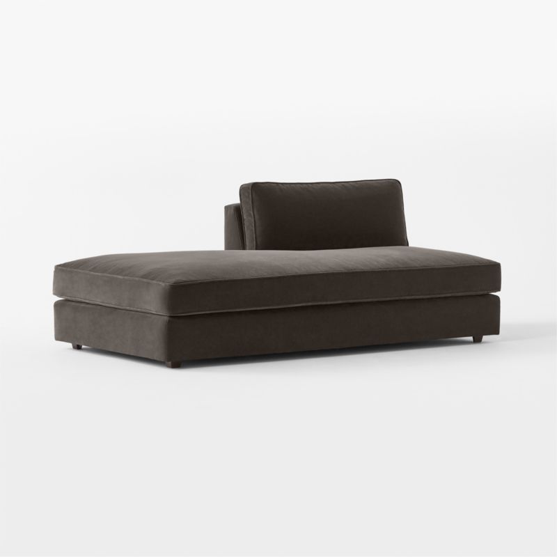 Malea Charcoal Grey Performance Fabric Left-Arm Chaise - image 2 of 6