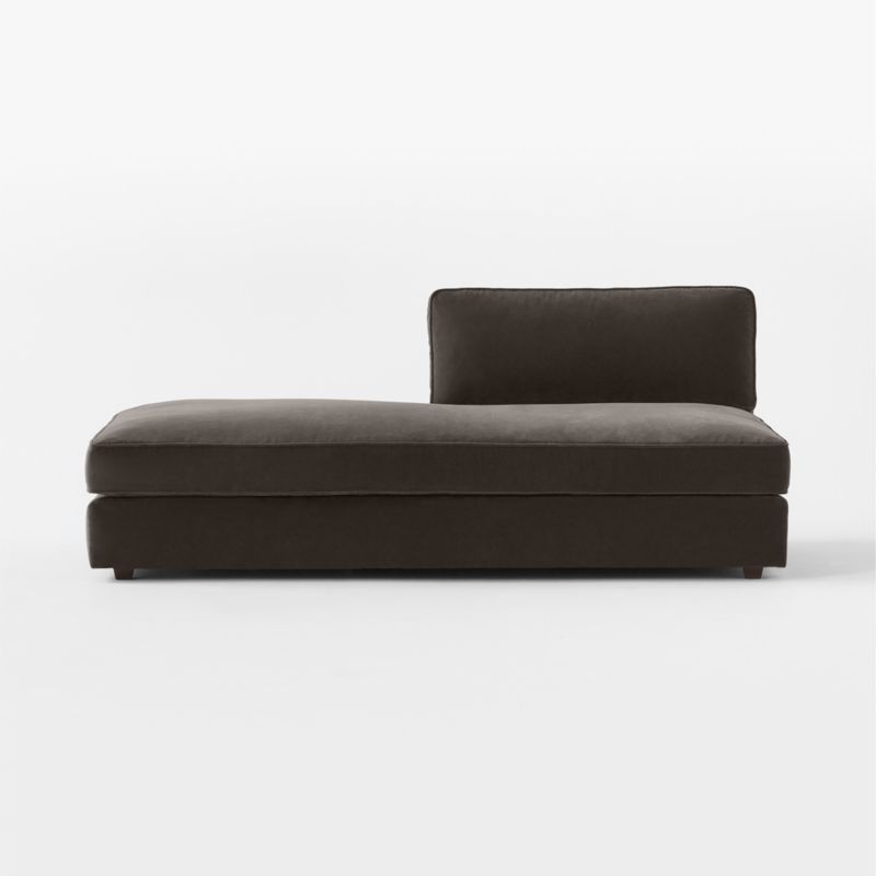 Malea Charcoal Grey Performance Fabric Left-Arm Chaise - image 1 of 6