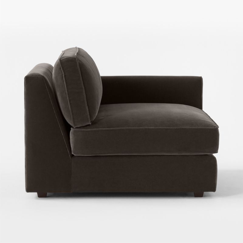 Malea Charcoal Grey Performance Fabric Right-Arm Chair - image 3 of 6