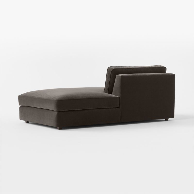 Malea Charcoal Grey Performance Fabric Right-Arm Chaise - image 5 of 7