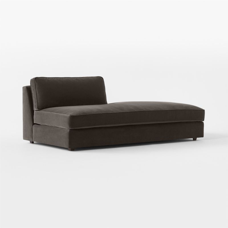 Malea Charcoal Grey Performance Fabric Right-Arm Chaise - image 3 of 7