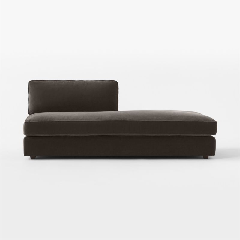 Malea Charcoal Grey Performance Fabric Right-Arm Chaise - image 2 of 7