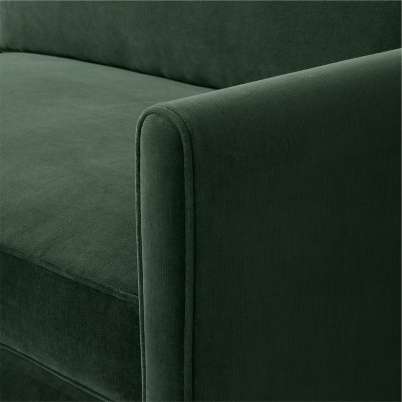 Malea 100" Green Velvet Sofa - image 9 of 9