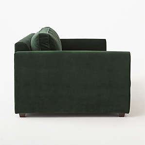 Buy Lorenz 3 Seater Sofa (Velvet, Dark Olive Green) at 30% OFF Online