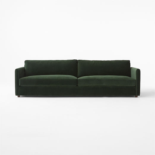 Malea 100" Green Velvet Sofa