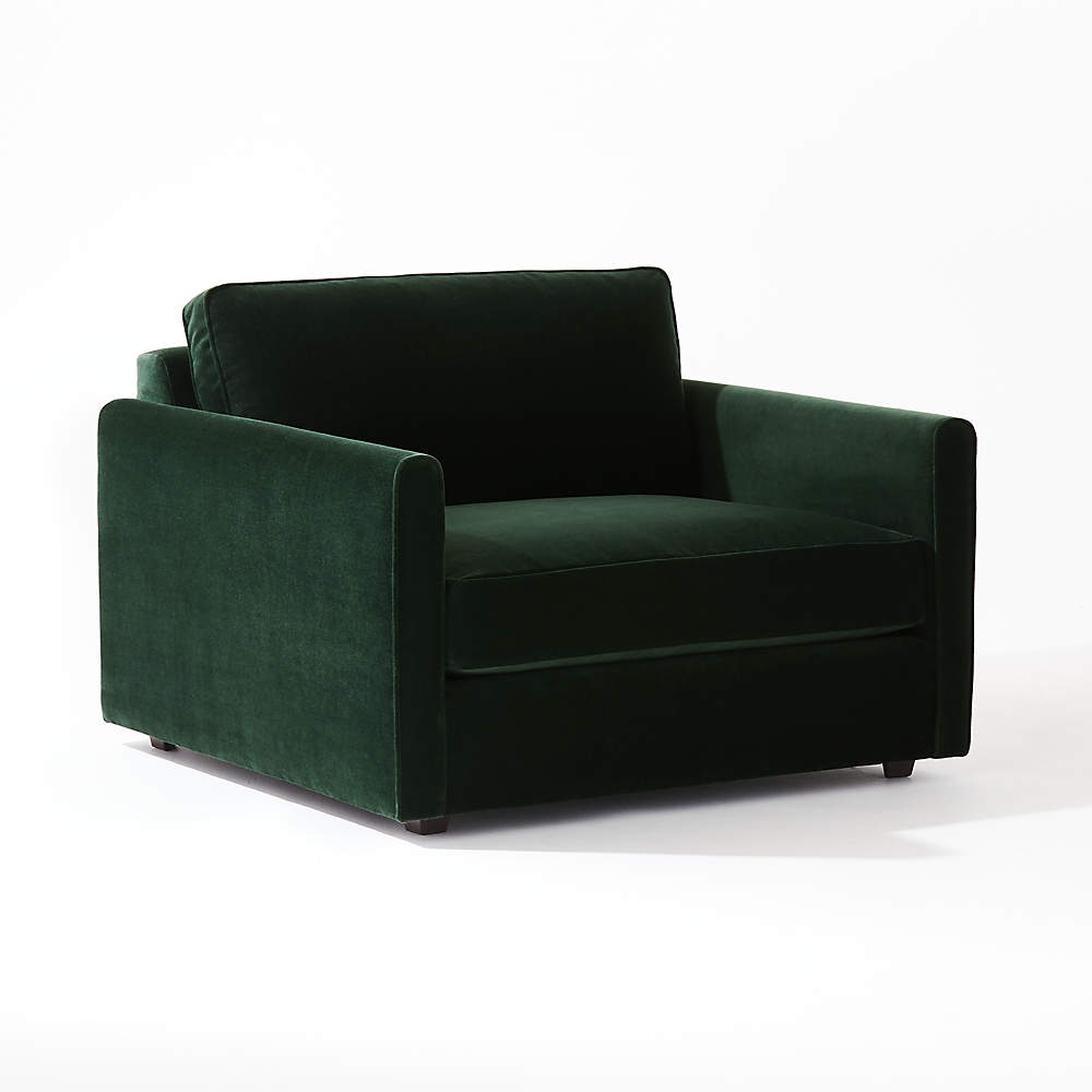 Cb2 discount green chair