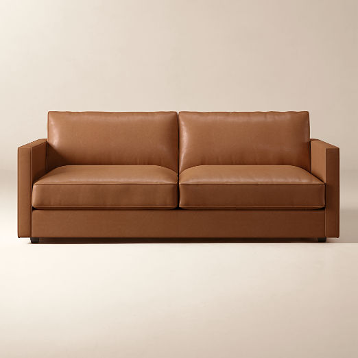 Malea 78" Leather Apartment Sofa