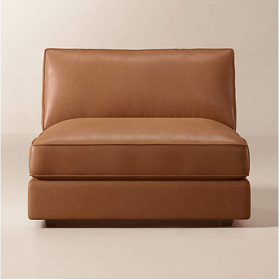 Malea Leather Armless Chair