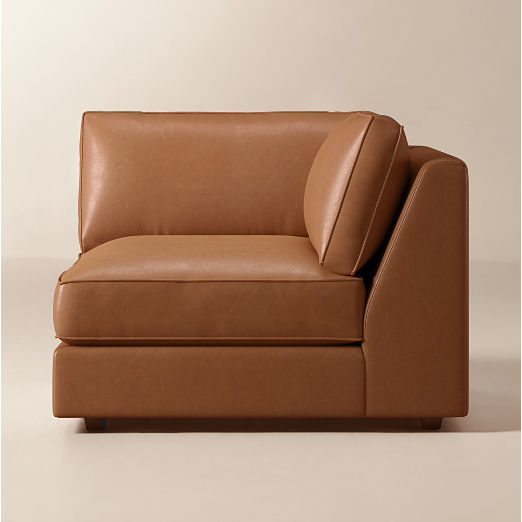 Malea Leather Corner Chair