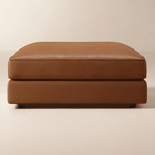Malea Leather Ottoman