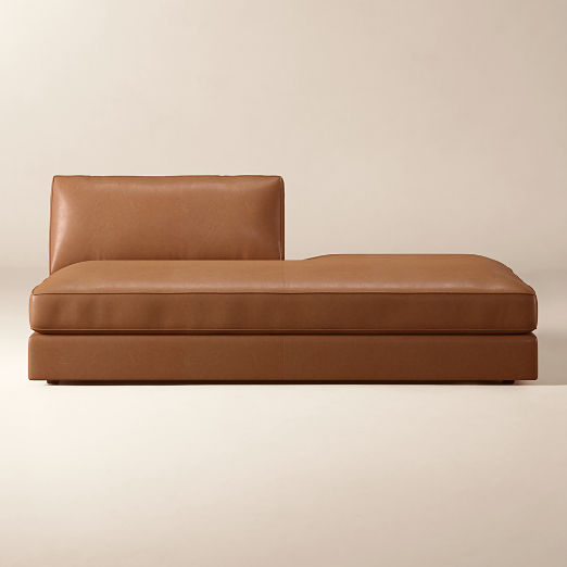 Malea Leather Right-Arm Chaise
