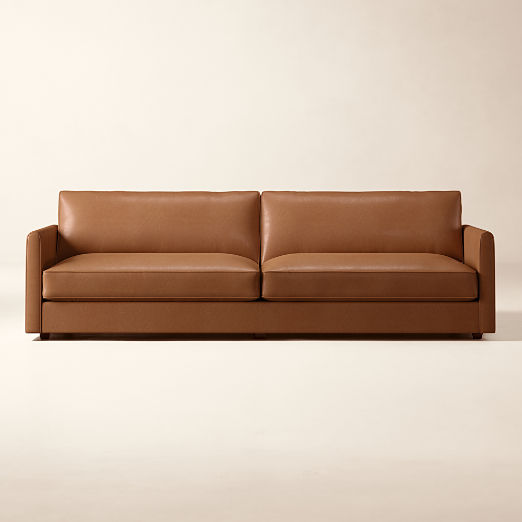 Malea Leather Sofa (78"-100")