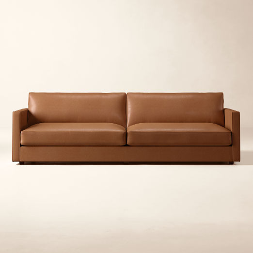 Malea Leather Sofa (78"-100")