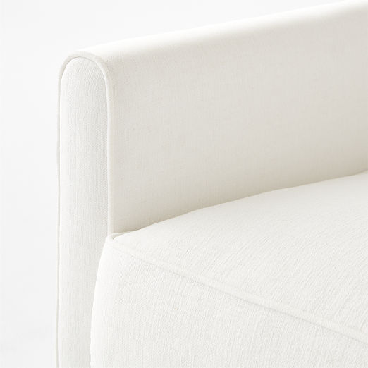 Malea White Performance Fabric Chair and a Half