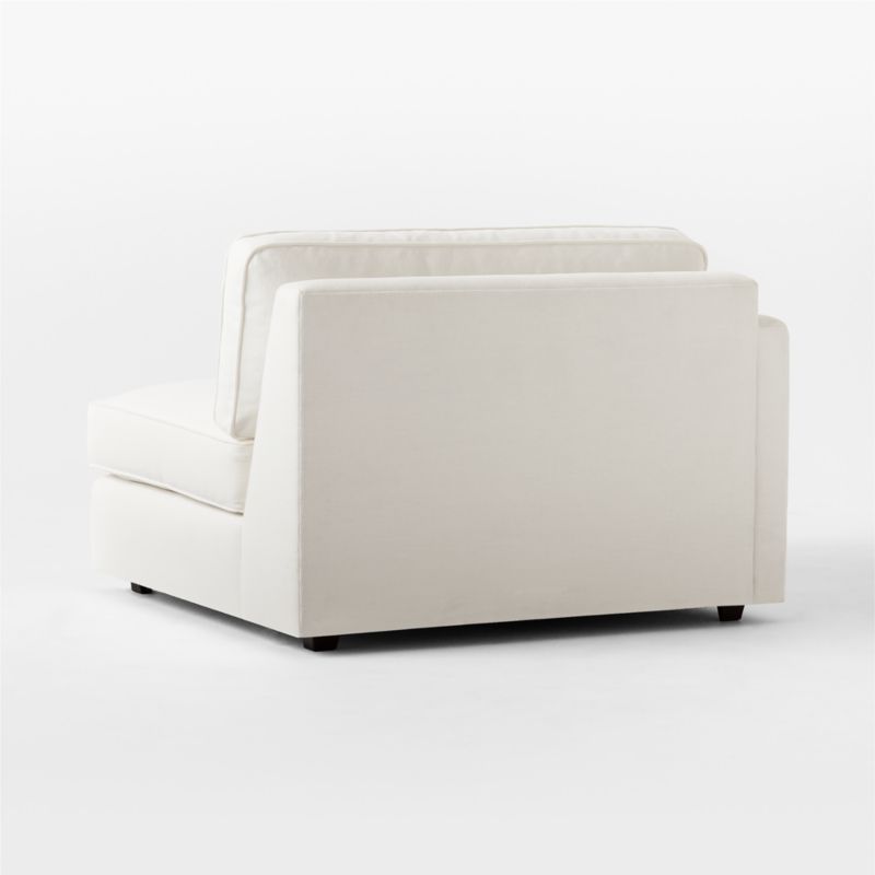 Malea White Performance Fabric Left-Arm Chair - image 4 of 7