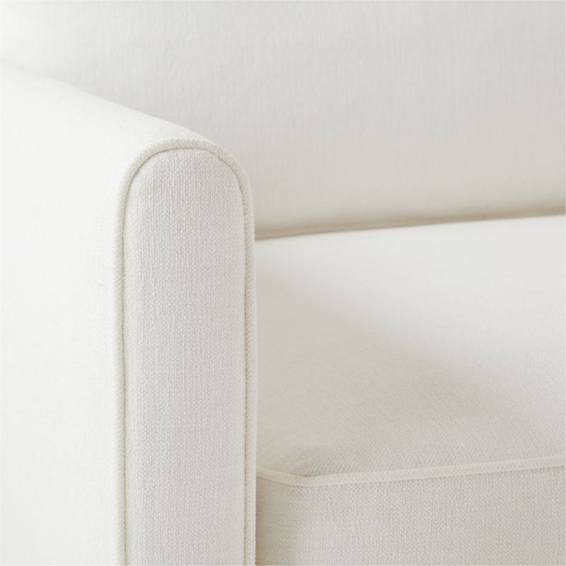 Malea 78" White Performance Fabric Apartment Sofa - image 8 of 8