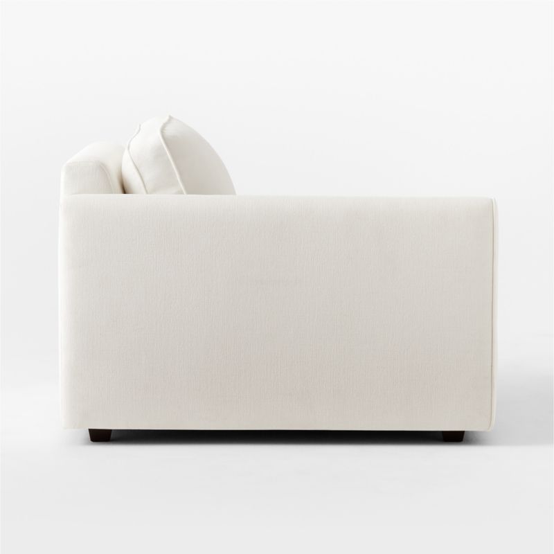 Malea White Performance Fabric Left-Arm Chair - image 3 of 7