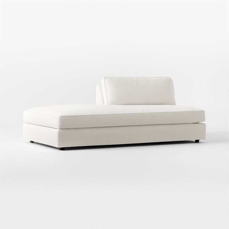 Malea White Performance Fabric Left-Arm Chaise - image 3 of 8