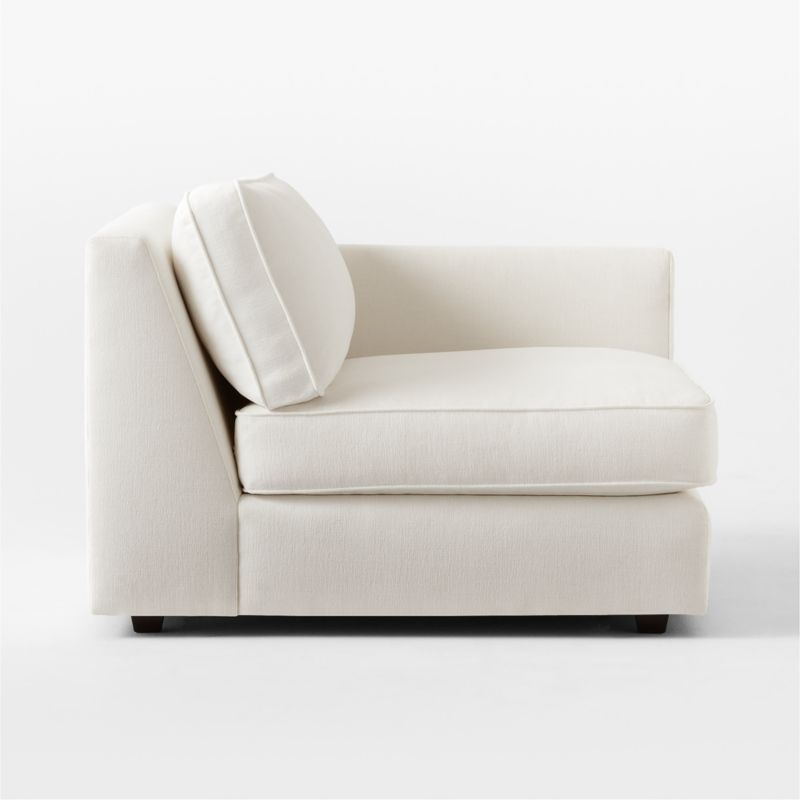 Malea White Performance Fabric Right-Arm Chair - image 4 of 8