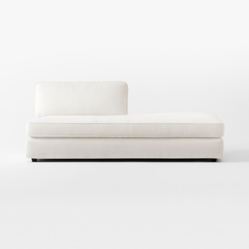 Malea White Performance Fabric Right-Arm Chaise - image 1 of 7