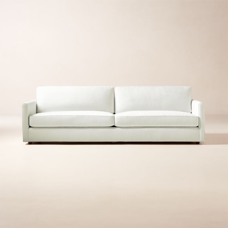 Malea 100" White Performance Fabric Sofa - image 0 of 8