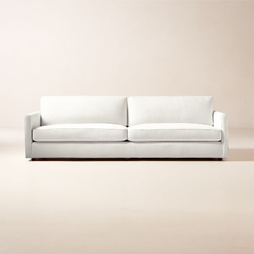 Malea White Performance Fabric Sofa