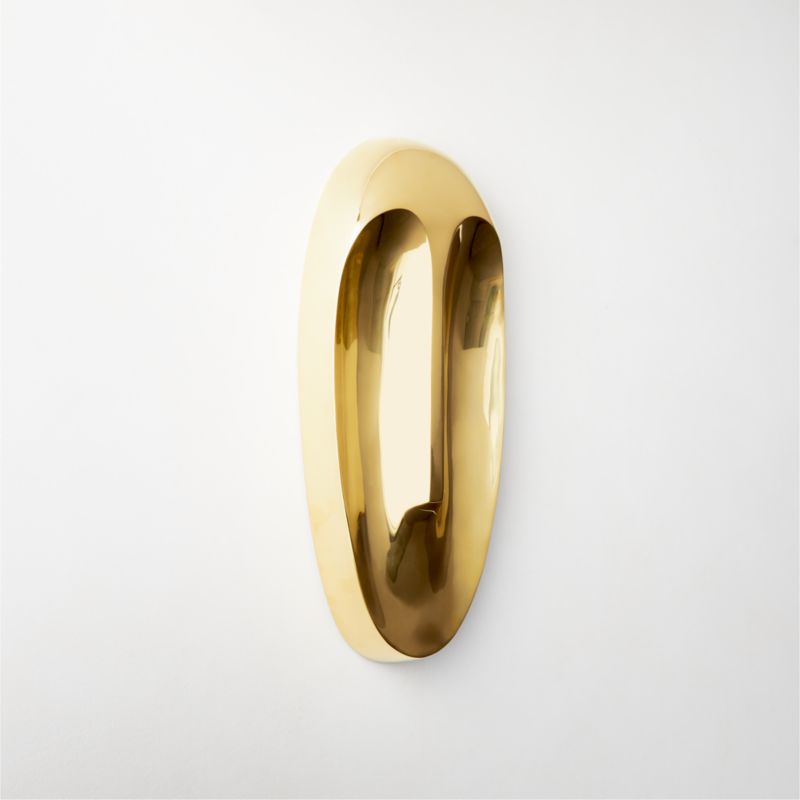 Mandla Unlaquered Brass Mask Wall Decor - image 2 of 5