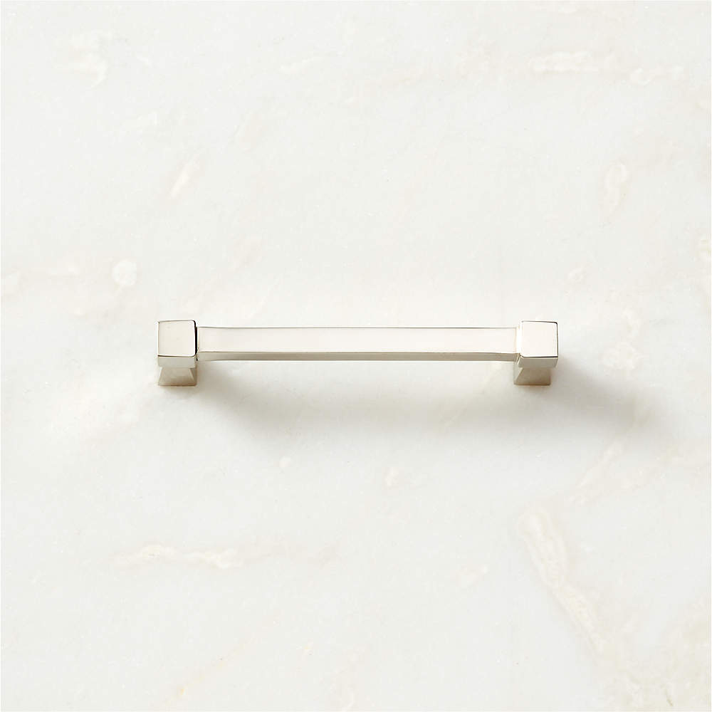 Lavau Unlacquered Brass Cabinet Handle with Backplate 5
