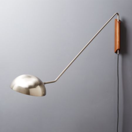 Mantis Swivel Wall Sconce Nickel Reviews Cb2