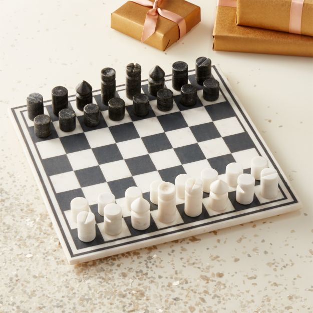 Marble Chess Game + Reviews | CB2