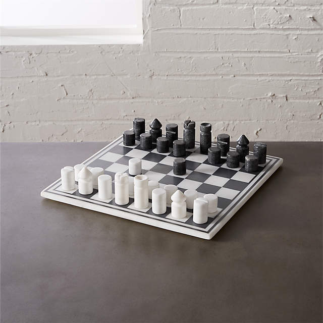 Famiglia Modern Stainless Steel Chess Set + Reviews