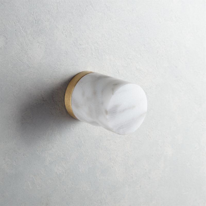 marble knobs, pulls and handles CB2