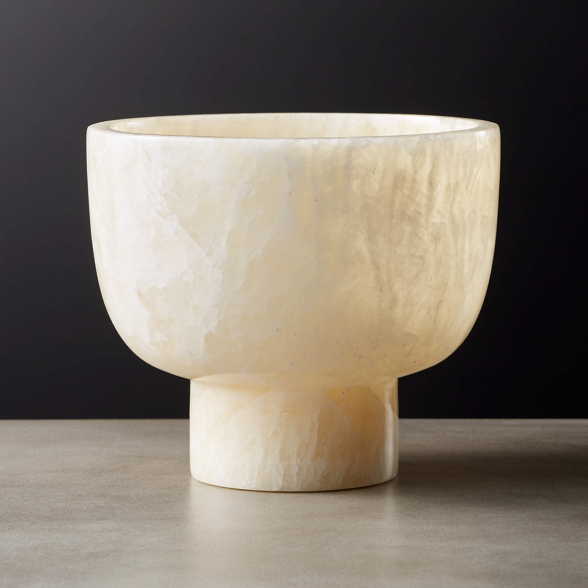 Onyx Marble Modern Votive Candle Holder + Reviews CB2