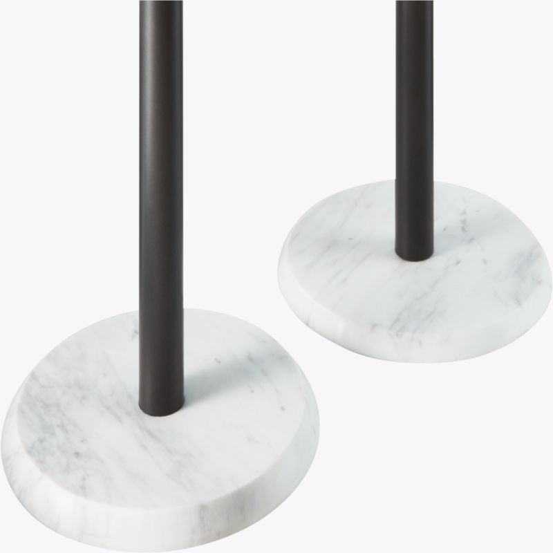 Blanc Marble + Wood Paper Towel Holder – Domaci