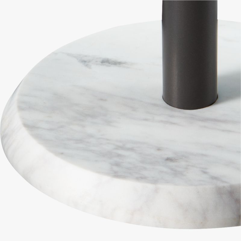 White Marble Paper Towel Holder - Hudson Grace