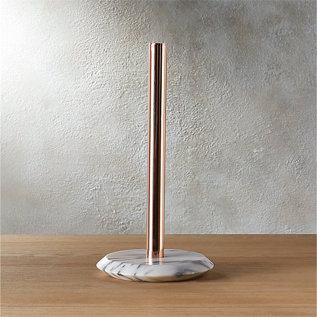 Marble Paper Towel Holder Cb2