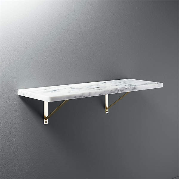 Marble Wall-Mounted Shelf 24 + Reviews