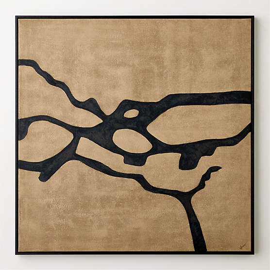 'Marca' Framed Wall Art 48"x48"