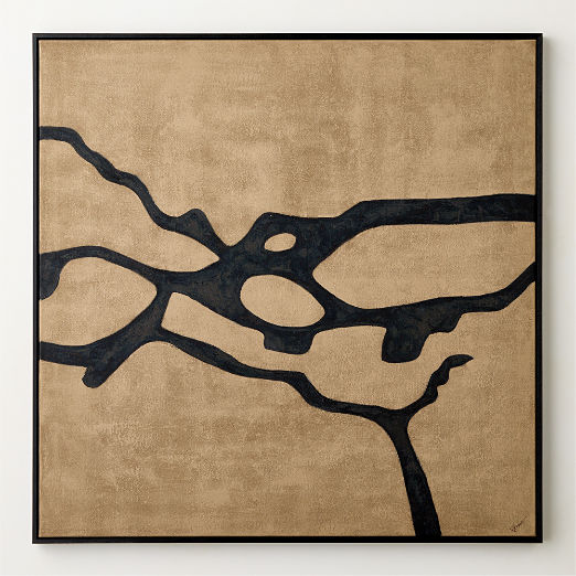 'Marca' Framed Wall Art 48"x48"