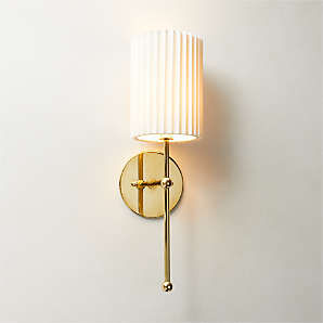 Flhonudi Modern Wall Sconce Light Indoor Brass Gold Wall Lights