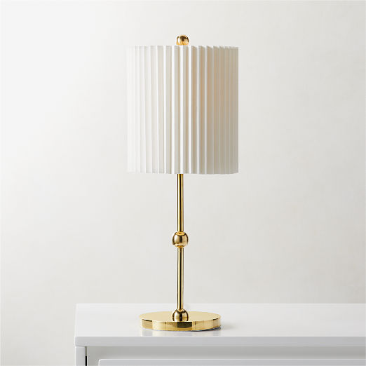 Marceau Boule Polished Brass Table Lamp